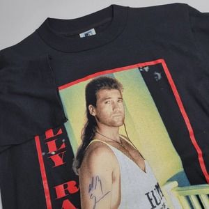 Vintage Billy Ray Cyrus Autographed I Ain't Your Dog‎ No More T-Shirt M Medium